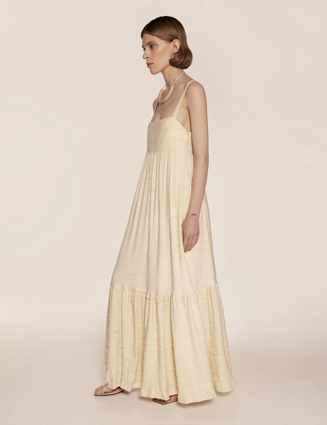 Item 16. Linen ivory dress