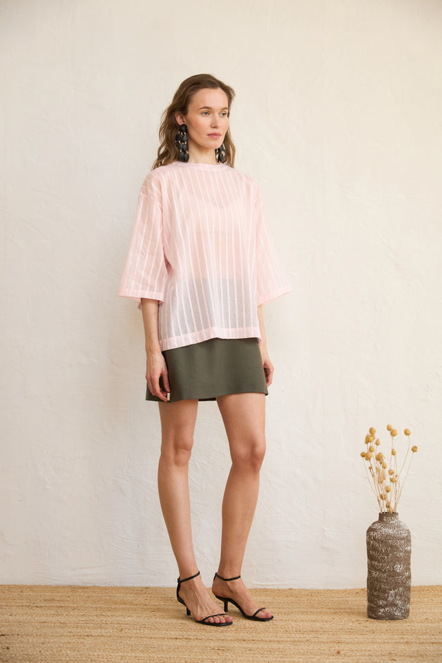 Moment 2. Mini skirt with zippers
