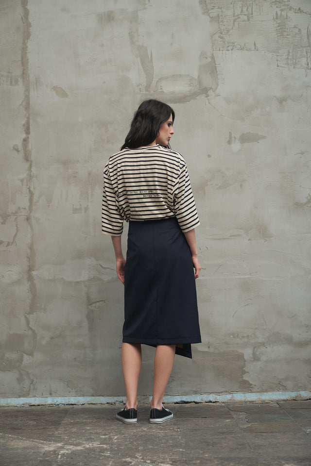 Skirt with raw edge #4