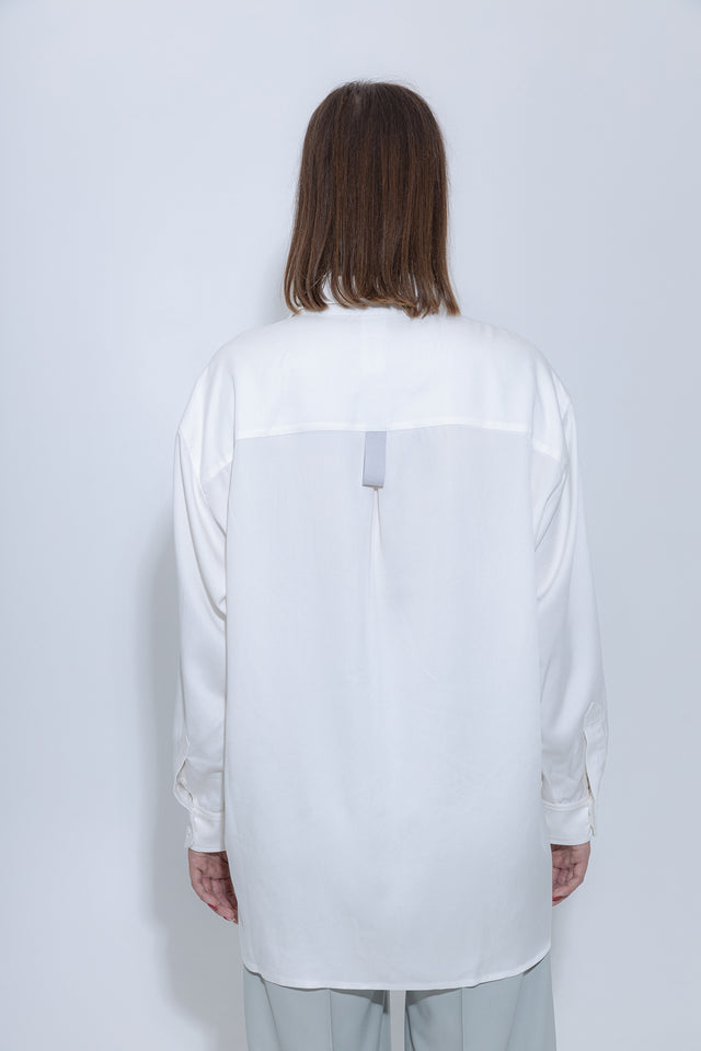 Oversize Tencel shirt