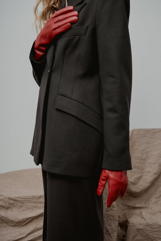 Black fitted jacket