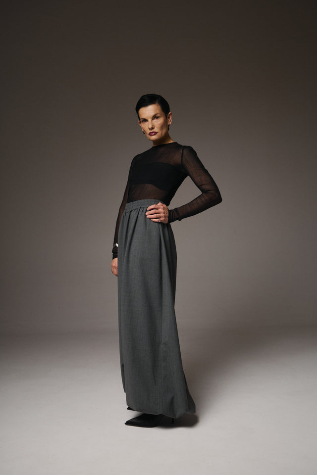 Transforming Wool Balloon Pants