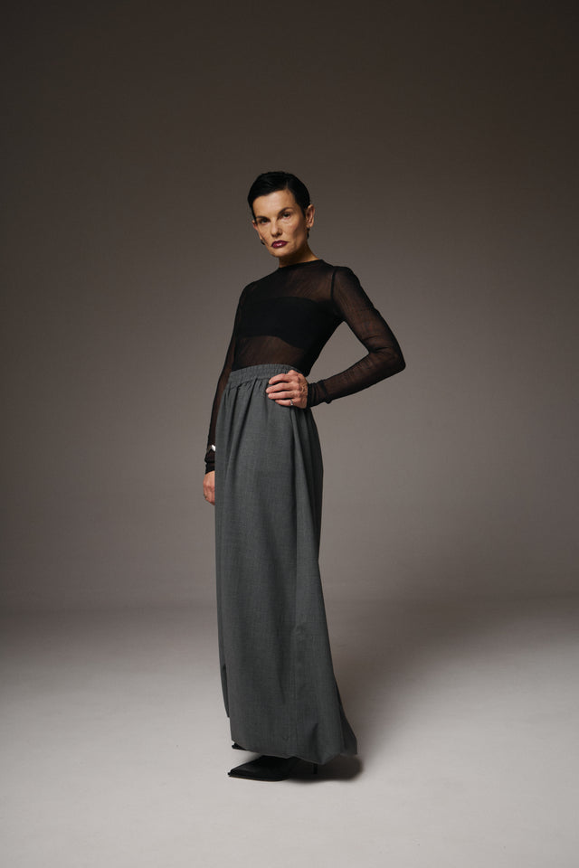 Transforming Wool Balloon Pants