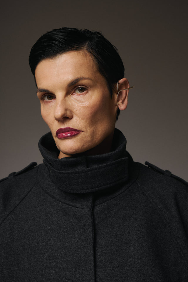 Transformable Wool Bomber-Coat