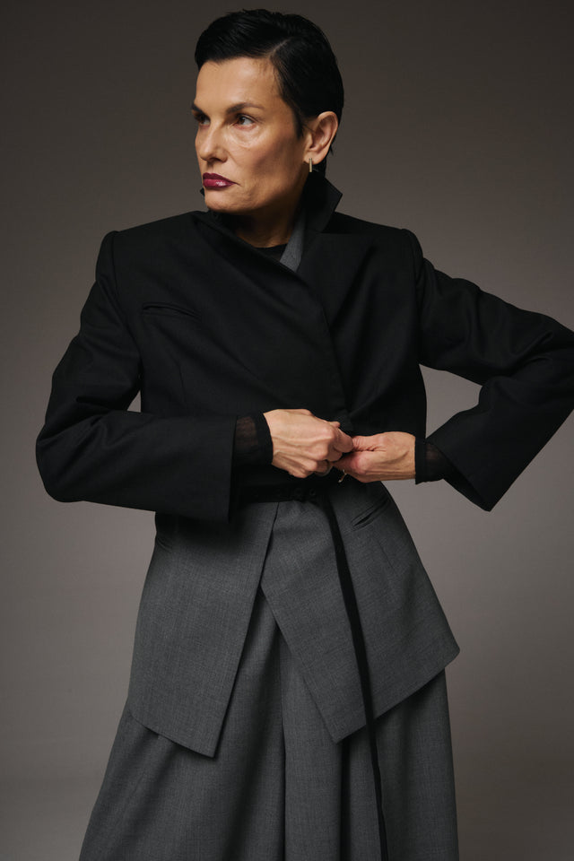 Transforming Wool Blazer