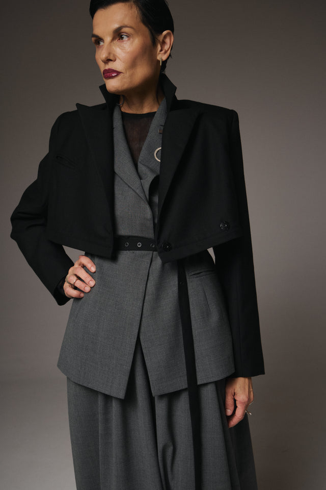 Transforming Wool Blazer