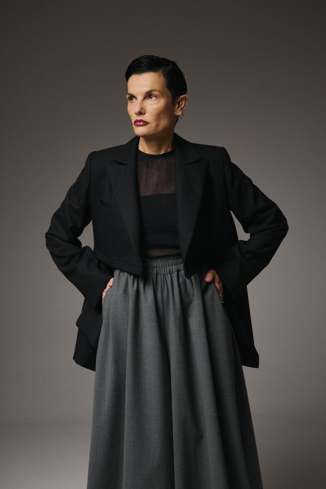 Transforming Wool Blazer