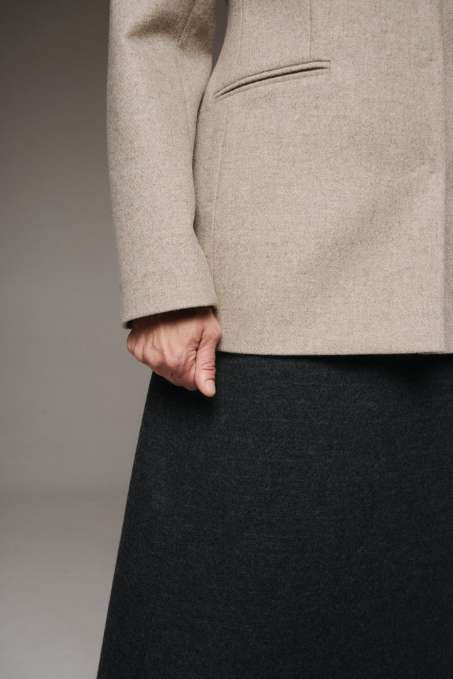 Taillierter Wollblazer