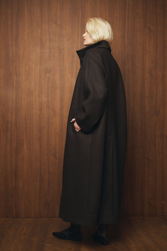 Maxi Wool Cocoon Coat