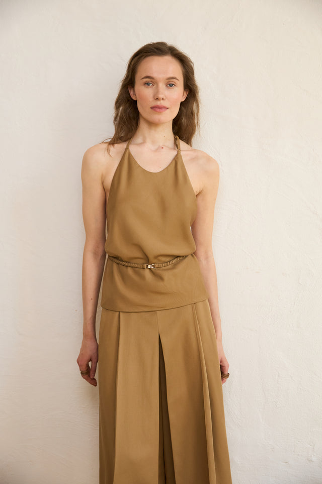 Tencel Open-Back Top effortlessly blends softness