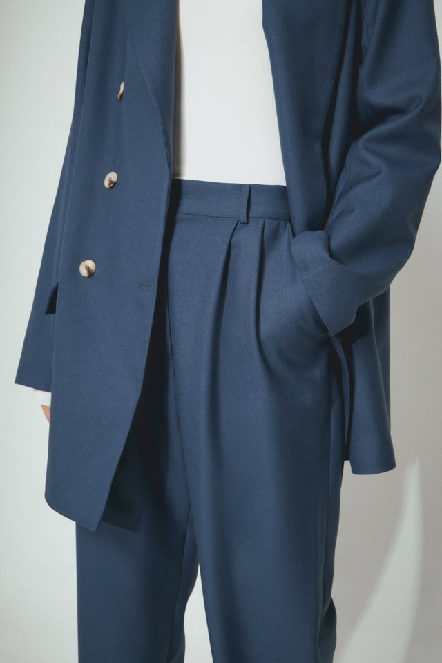 Wide trousers
Tapered pleats trousers
Women's wide-leg pants
Luxury trousers for women
Sustainable fashion trousers
Deadstock fabric pants
Eco-friendly women's trousers
Elegant office trousers
Formal trousers for women
High-waisted wide trousers
Tailored trousers for women
Designer women's pants
13. Chic pleated trousers
14. Classic wool trousers
15. Timeless women's pants
16. Workwear trousers for wome
