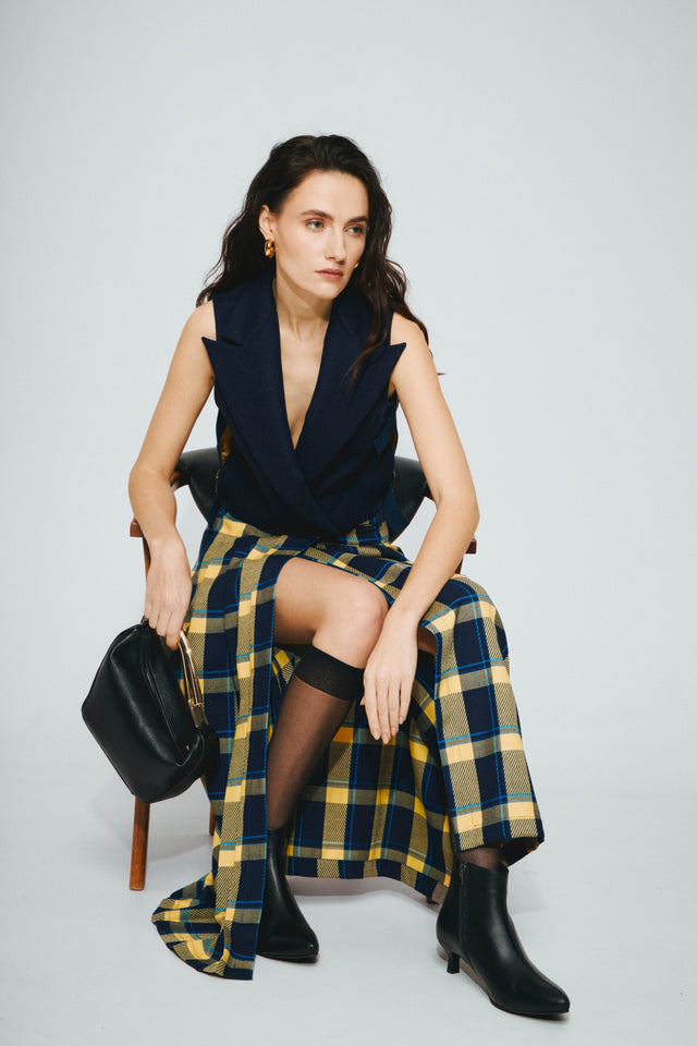 Adjustable wool vest
Versatile layering vest
Eco-friendly wool vest
Sustainable fashion vest
Inclusive clothing for disabilities
Modern adjustable vest
Stylish wool vest
Comfortable layering piece
Ethical fashion wardrobe
Luxury deadstock fabric vest
Easy-to-wear vest
Adaptive clothing for all
Wool vest for layering
Sustainable wardrobe essentials
Minimalist fashion vest