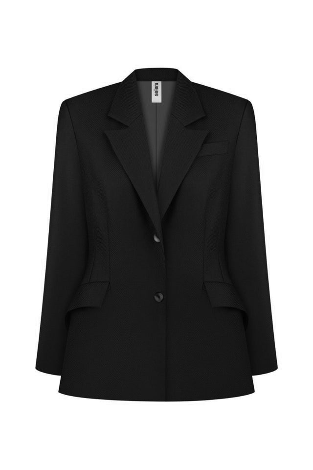 #3 Schwarze Wolljacke