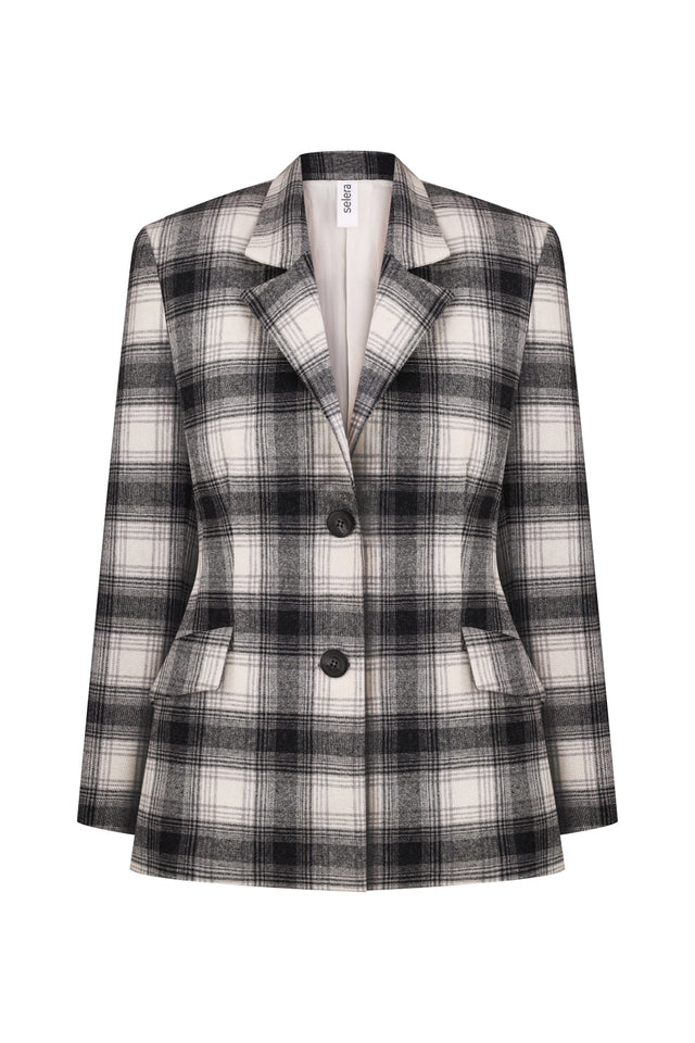 #1 Woolen tartan jacket