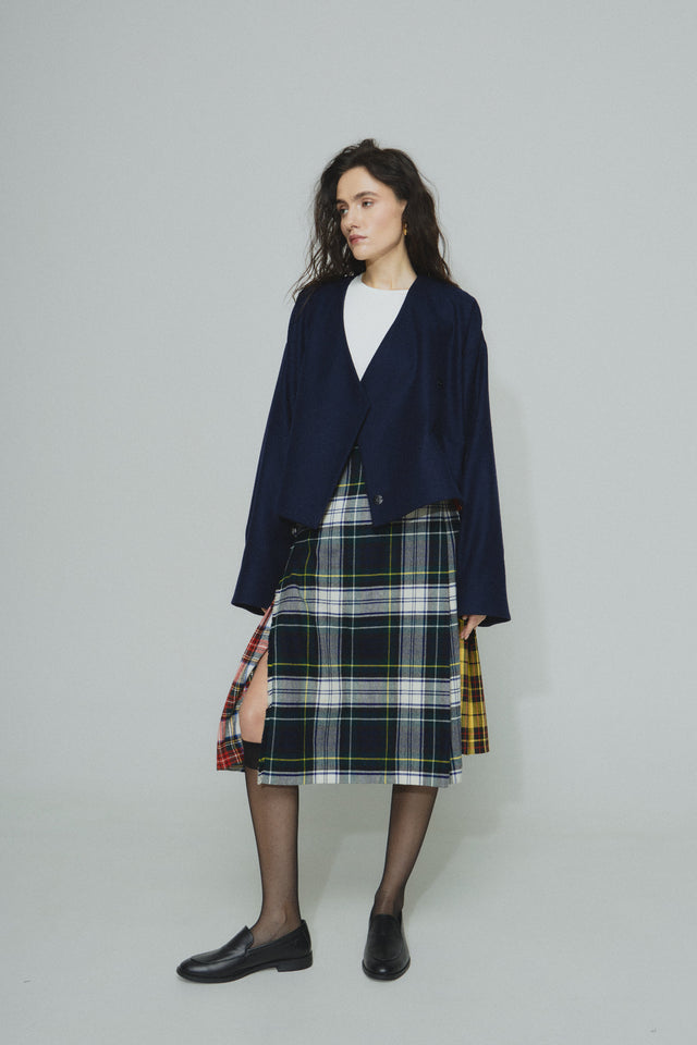 upcycled kilt wool