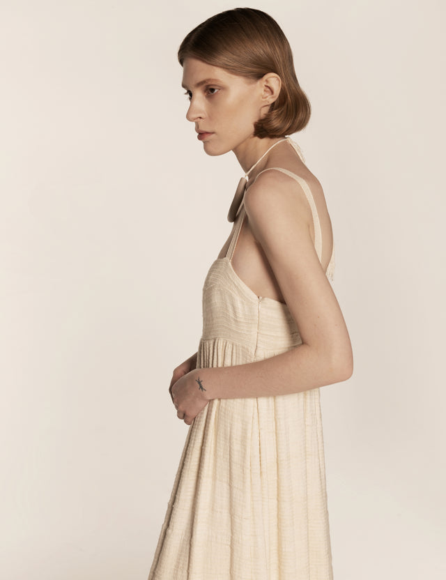 Item 16. Linen ivory dress