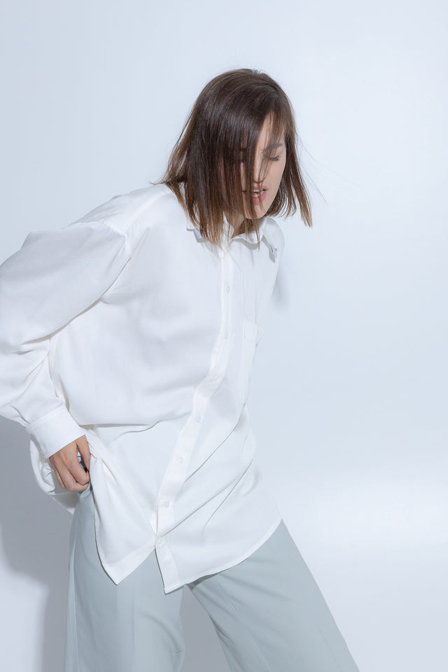 Oversize Tencel shirt