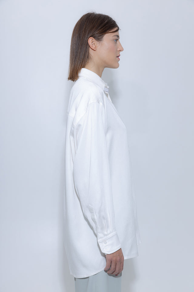 Oversize Tencel shirt