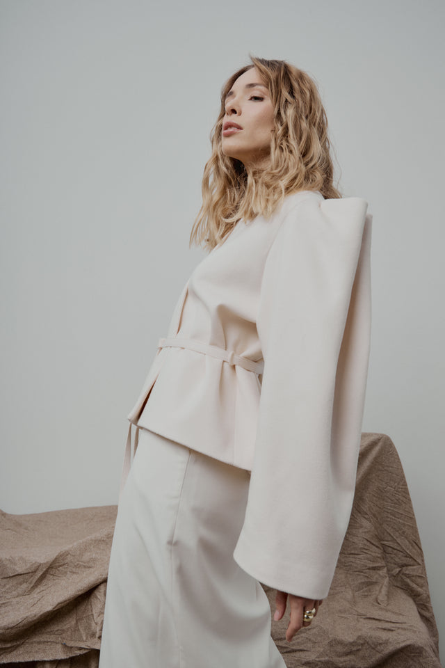 Ivory architect coat