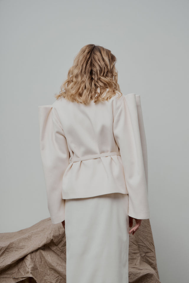 Ivory architect coat