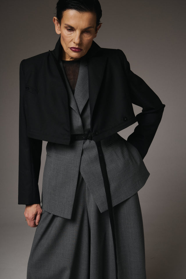 Transforming Wool Blazer