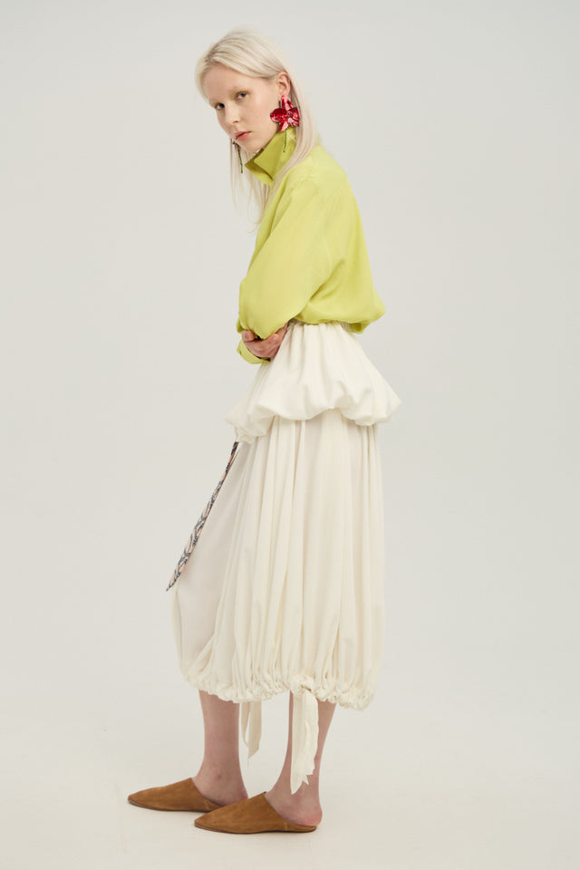 White Midi Skirt