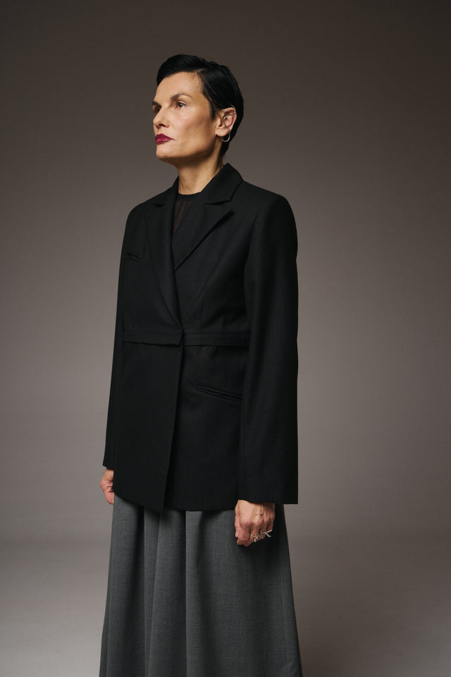 Transforming Wool Blazer