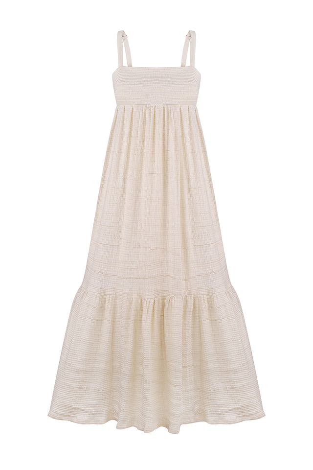 Item 16. Linen ivory dress