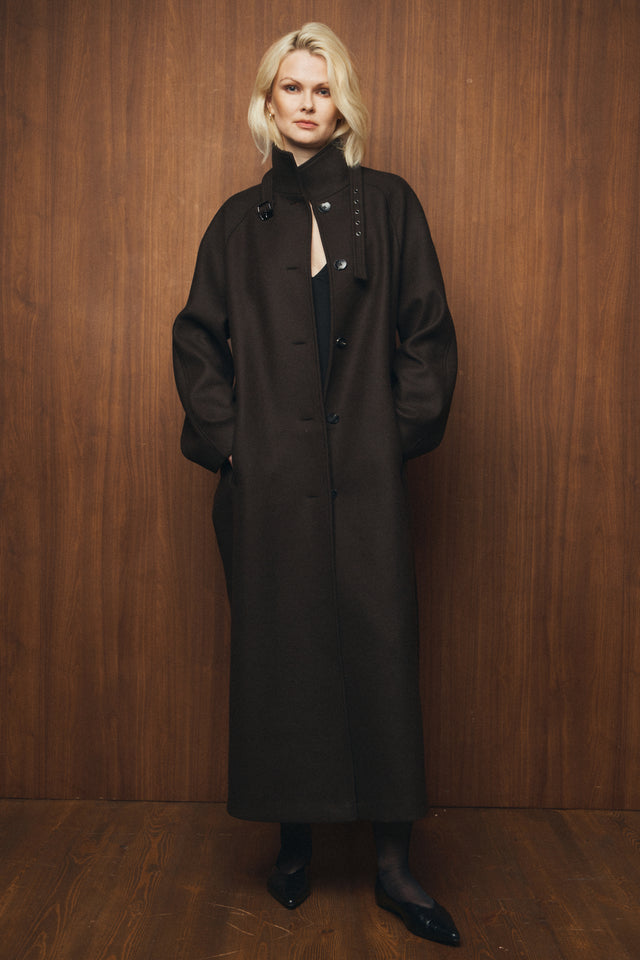 Maxi Wool Cocoon Coat