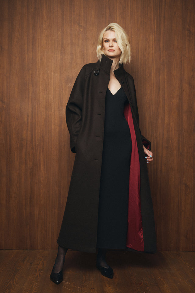 Maxi Wool Cocoon Coat