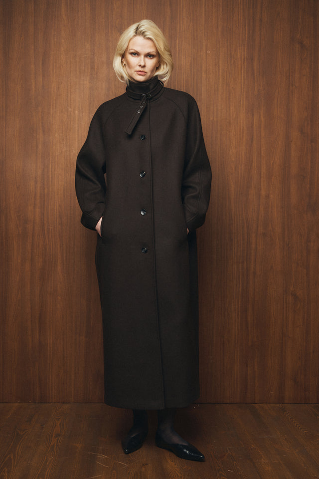 Maxi Wool Cocoon Coat