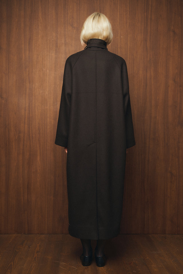 Maxi Wool Cocoon Coat