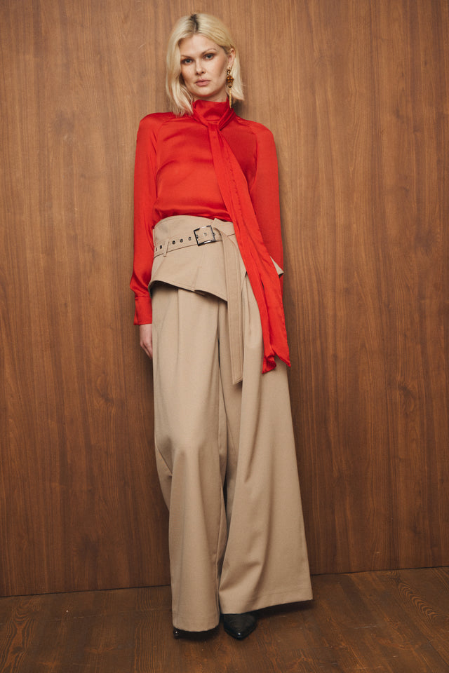 Transformable Wool Belt Top