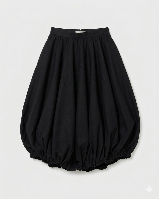 Black Midi Skirt